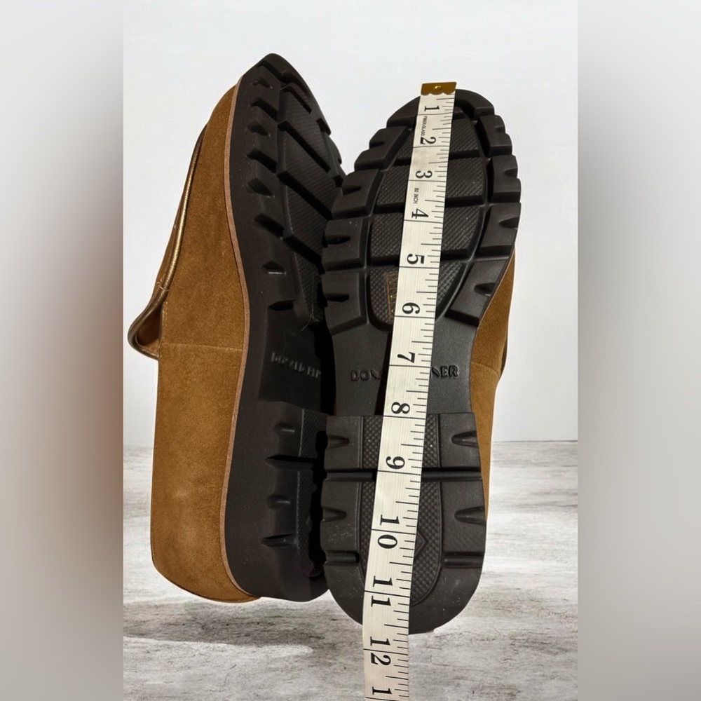 Donald Pliner Eclipse Tassel Loafers - Saddle Brown Suede - Size 11M (NWT) - Picture 3 of 5